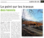 travaux tennis